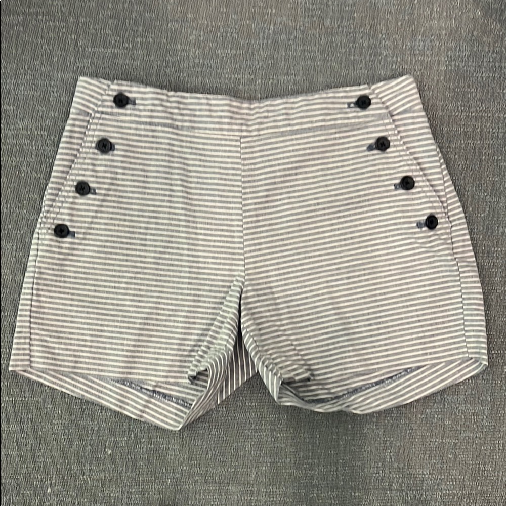 Striped Gray Women's Shorts